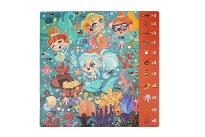 Cartoon sirenă Ocean Puzzle